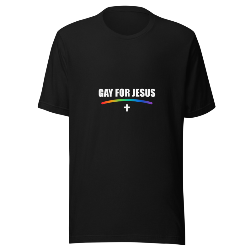 Printful mockup of The Wordmark Tee in Black